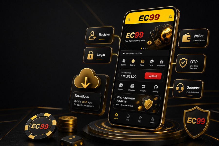 EC99 অ্যাপ নিবন্ধন ওয়ালেট গাইড